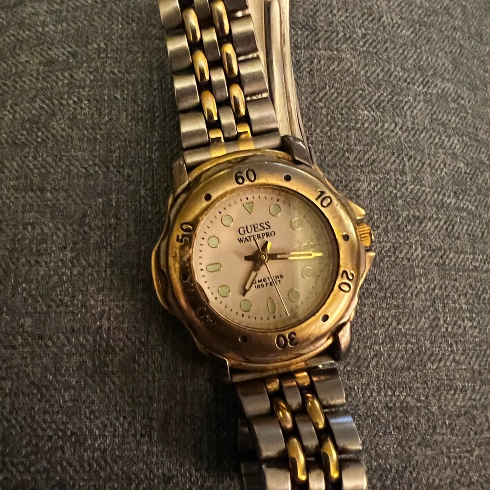 Two-Tone Guess Watch